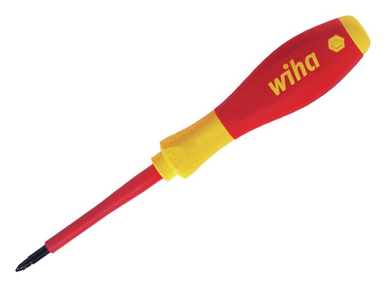 Wiha SoftFinish Screwdriver PZ1 x 80mm, Insulated