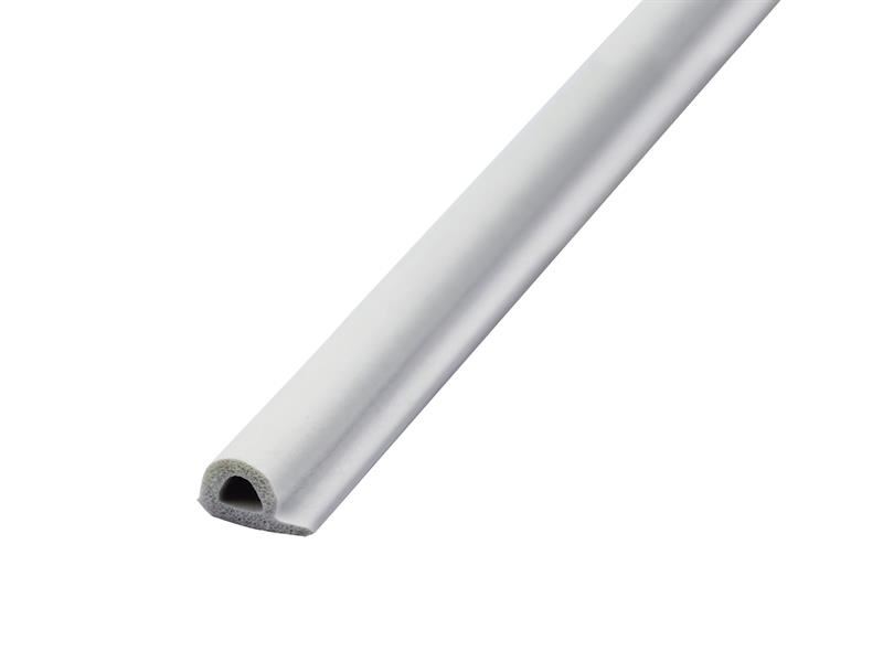 Faithfull EPDM Draught Excluder, White, 9x5.5mm, 24m