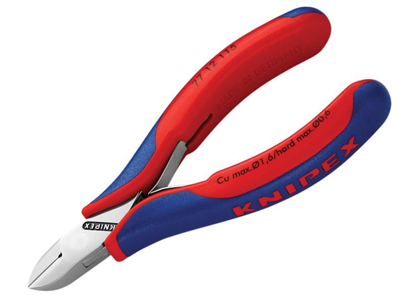 Knipex 77 12 115 Electronics Diagonal Cutter with Lead Catcher, 115mm