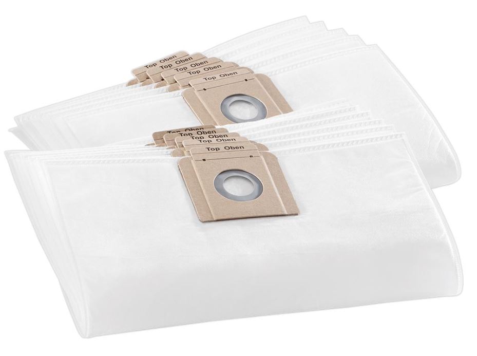 KÄRCHER Fleece-Filterbeutel für 36V Akku-Rucksackstaubsauger, 10er Pack