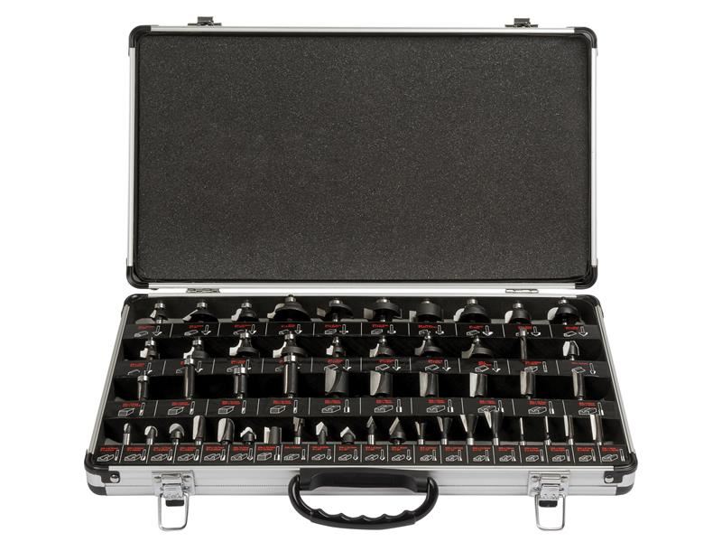 Trend 50-Piece 1/4in TCT Router Bit Starter Set