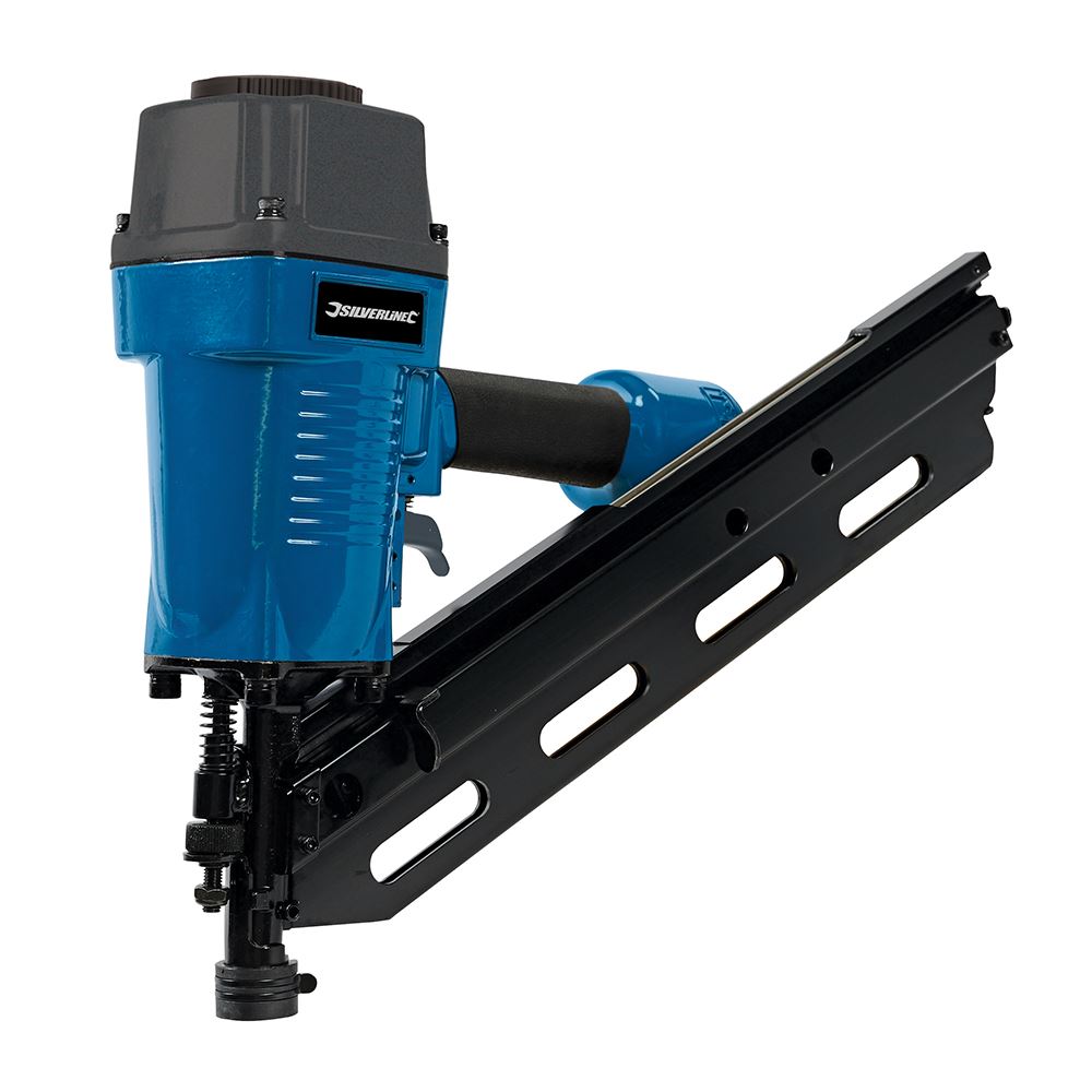 Silverline Air Framing Nailer 90mm για Σκέπασμα και Δάπεδα