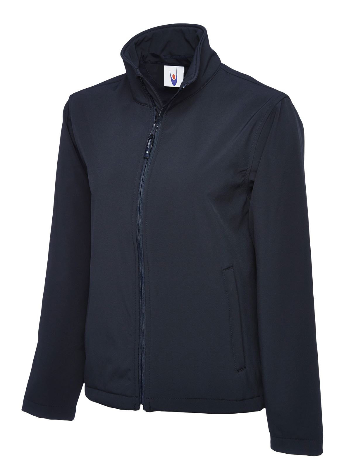 Uneek Unisex Classic Soft Shell Jacket, Navy, Size L
