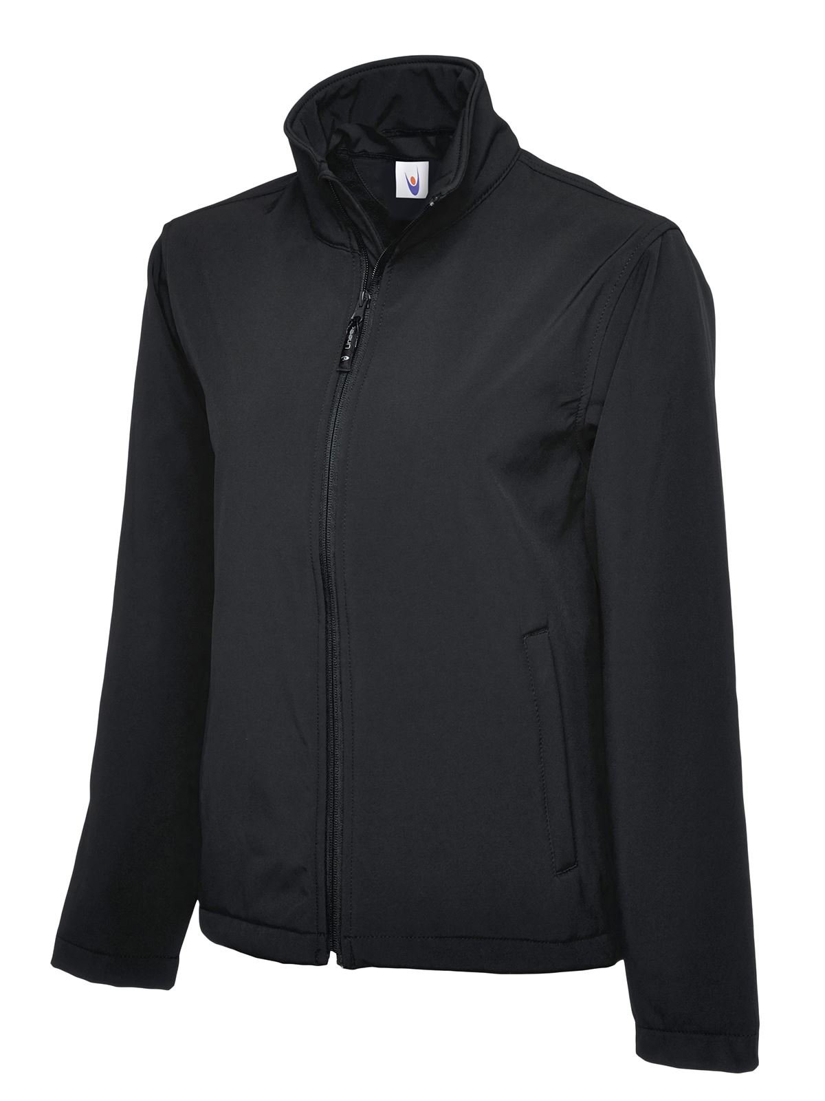 Uneek Unisex Classic Soft Shell Jacket - Black - XL