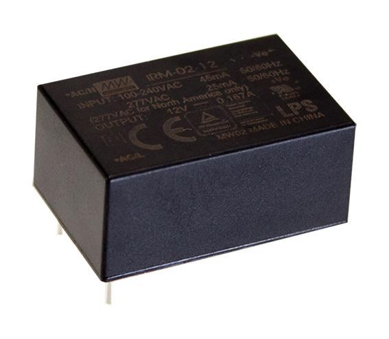 MEAN WELL 15V 2W AC to DC Power Supply, PCB Mount, 133mA