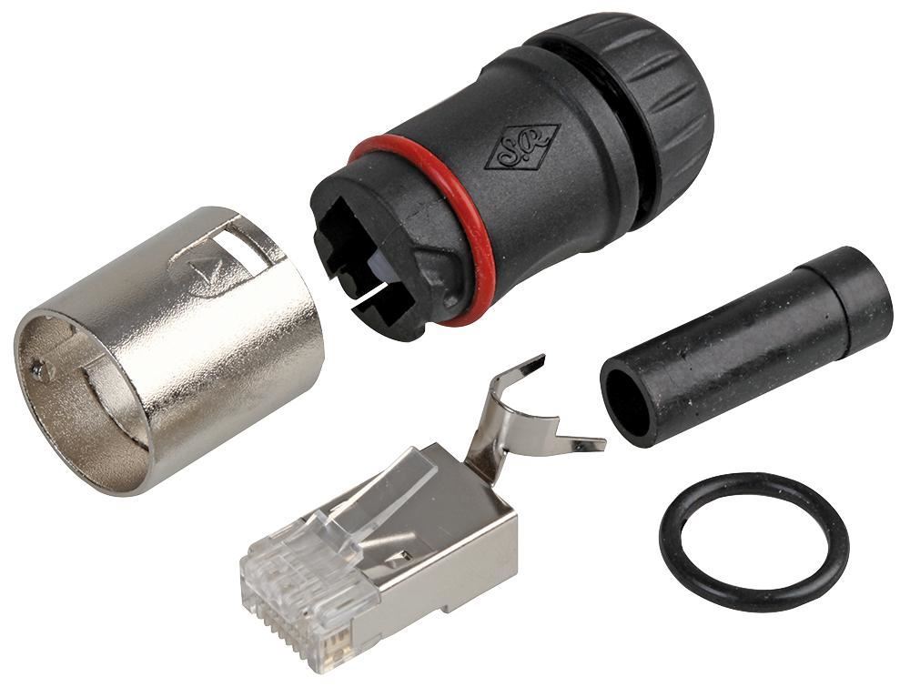 PRO POWER Cat6 RJ45 Plug Assembly, EtherCON Compatible