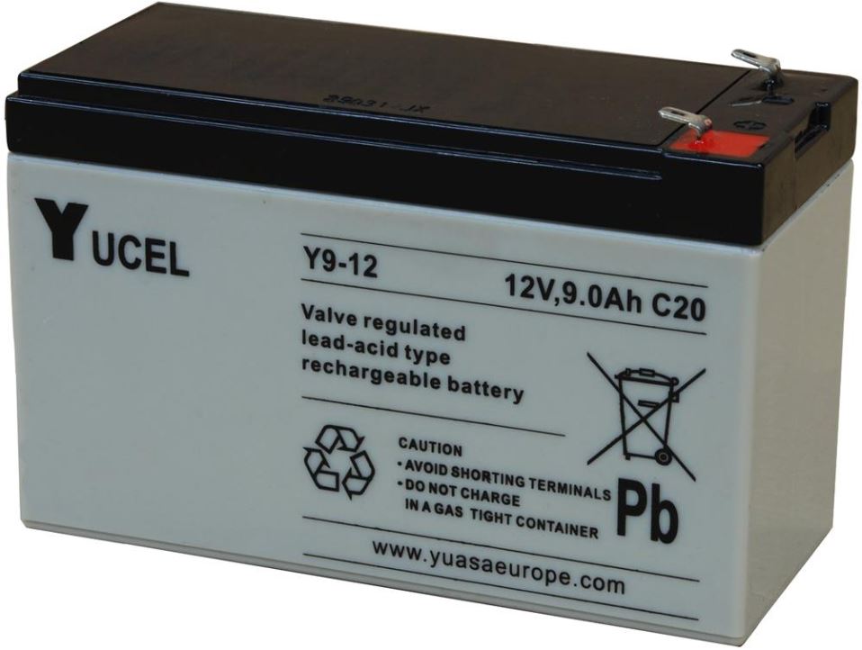 YUASA Yucel 12V 9Ah Sealed Loodzuuraccu