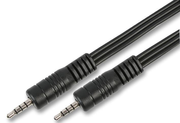 PRO SIGNAL Cavo Jack 4 Poli, 3.5mm, 1.8m, Nero