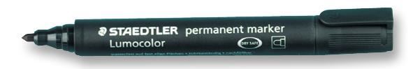 STAEDTLER Penna Pennarello Permanente Lumocolor Punta a Sfera - Nero