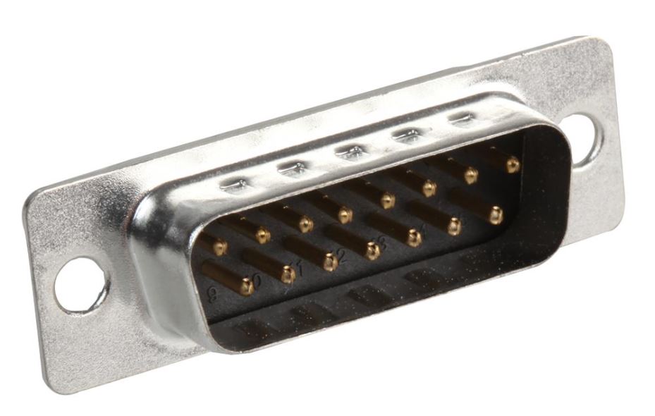 MH CONNECTORS - 15針D-Sub插頭 (5件裝)