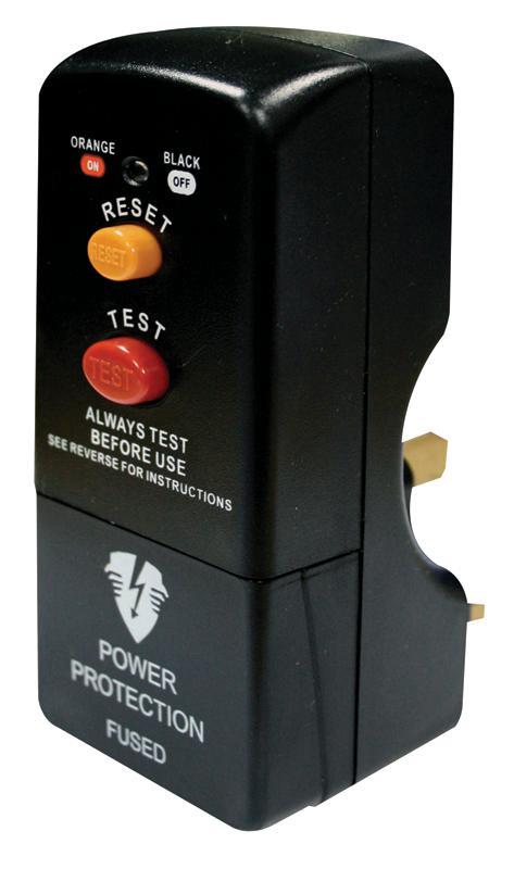 MASTERPLUG Non-Latching RCD Safety Plug, 13A 230V
