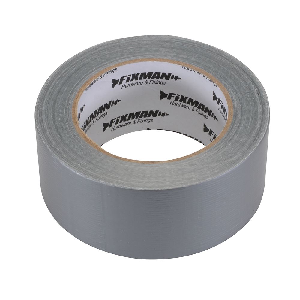 Fixman Heavy Duty Duct Tape 50mm x 50m, Silver