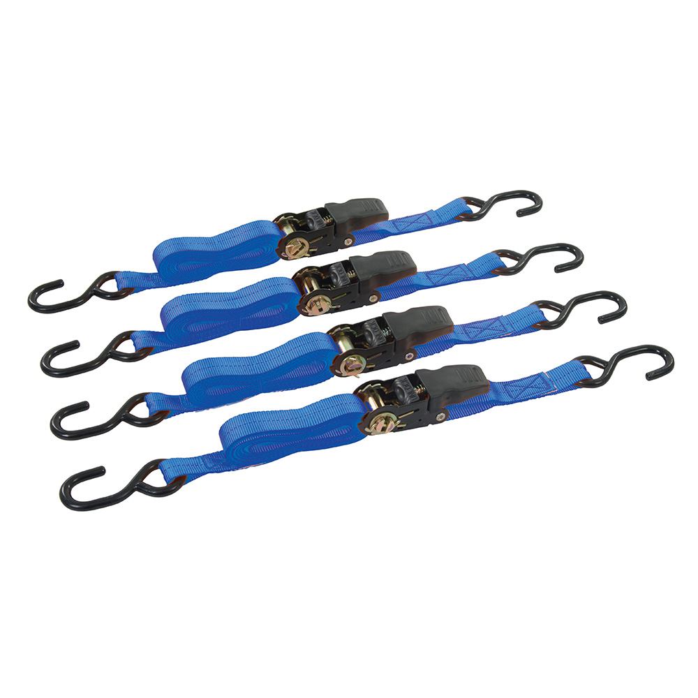 Silverline - Straepeanna Ceangailte Róbat LámhRubair (4pk), 4m x 25mm, 350kg