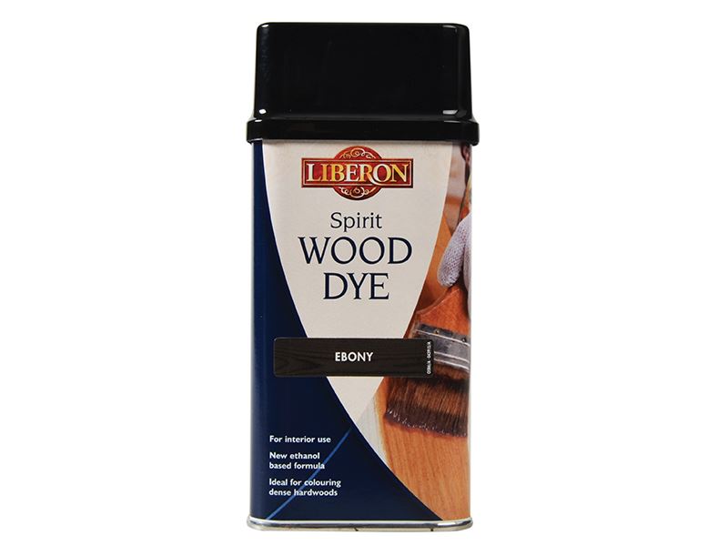 Liberon Tinte para Madera al Alcohol 250ml - Ébano para Maderas Nobles y Mueble