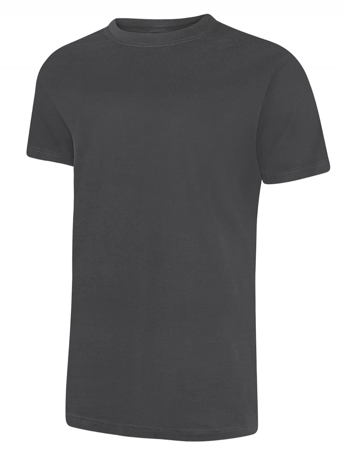 Uneek Unisex Classic T-Shirt, Cotton, Charcoal, Size XL