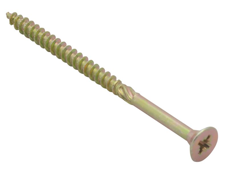 ForgeFix Spectre PZ Wood Screws CSK ZYP 6.0x80mm Box of 100