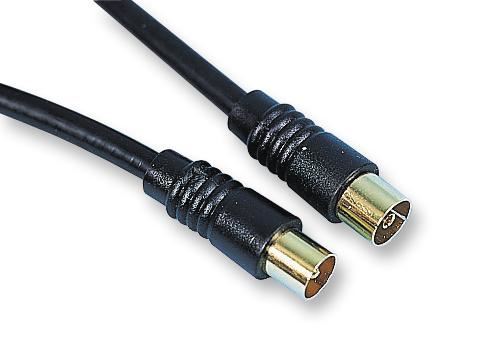 PRO SIGNAL - 電視天線同軸線 公對母插頭 1.5米 黑色