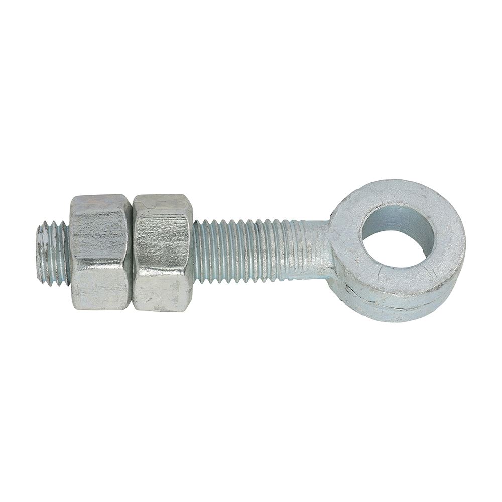 Timco Instelbare Poortogen met Moeren, M12 x 100mm, Gegalvaniseerd