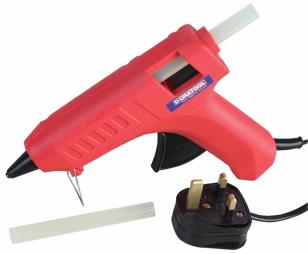 Duratool 15W Glue Gun with Stand & 2 Glue Sticks