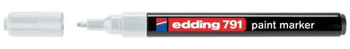 EDDING Fine Bullet Tip - Μαρκαδόρος Βαφής Λευκός, Άκρη 1-2mm