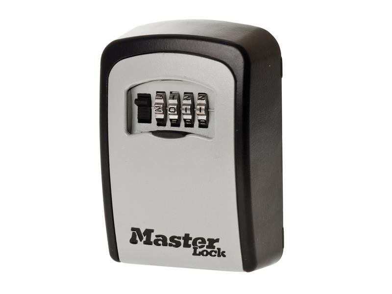 Master Lock 5401E Střední trezor na klíče s příslušenstvím, šedý