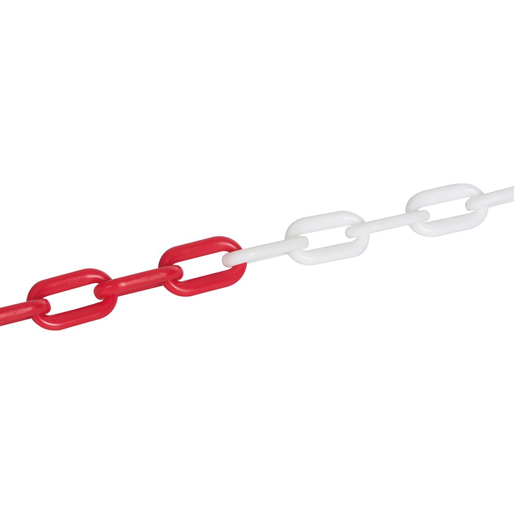 Fixman Kunststoffkette - 6mm x 5m Rot/Weiß
