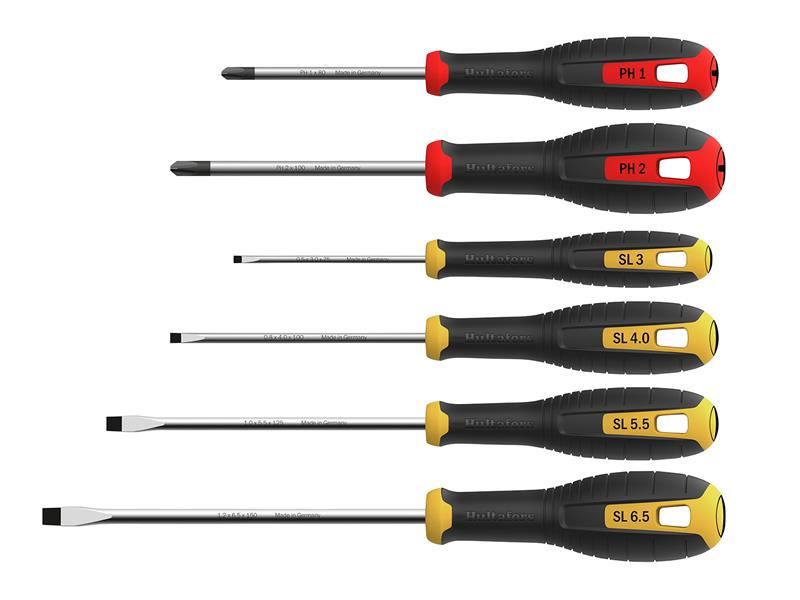 Hultafors Kreuz- und Schlitz-Schraubendreher-Set, 6-teilig
