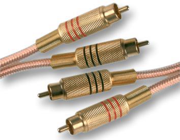 ELECTROVISION - Kabel Phono (RCA) Twin Male ke Twin Male, 2m Telus