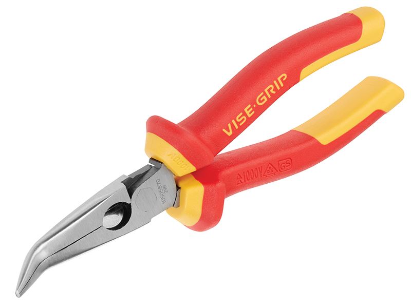 IRWIN Vise-Grip VDE Bent Nose Pliers, 200mm (8in)