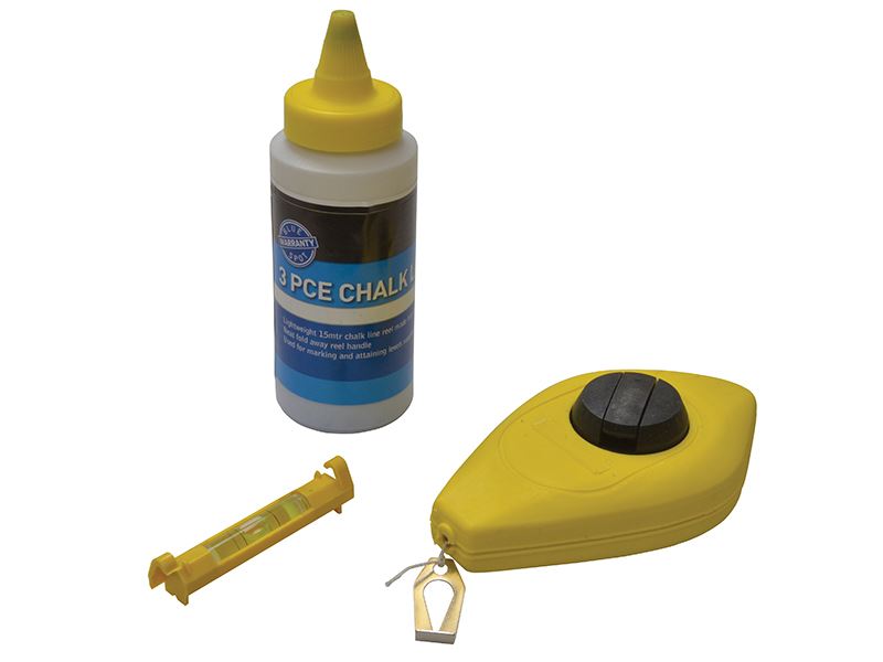 BlueSpot 3-Piece Chalk Line Set, 50ft