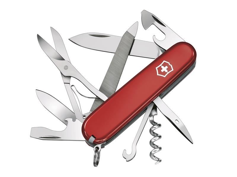 Victorinox Mountaineer Swiss Army Knife - 9 Tools, Red