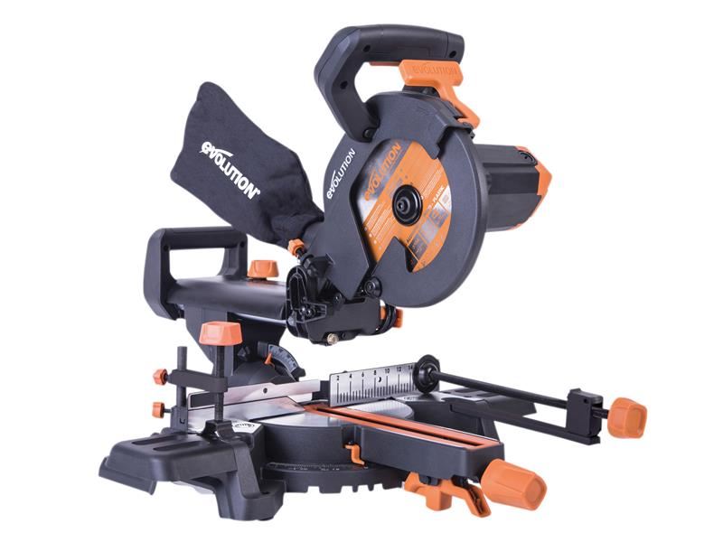 Evolution R210SMS+ Pro Sierra de Inglete Deslizante Multimaterial 210mm 1500W