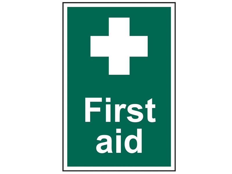 SCAN PVC First Aid Sign, 200 x 300mm