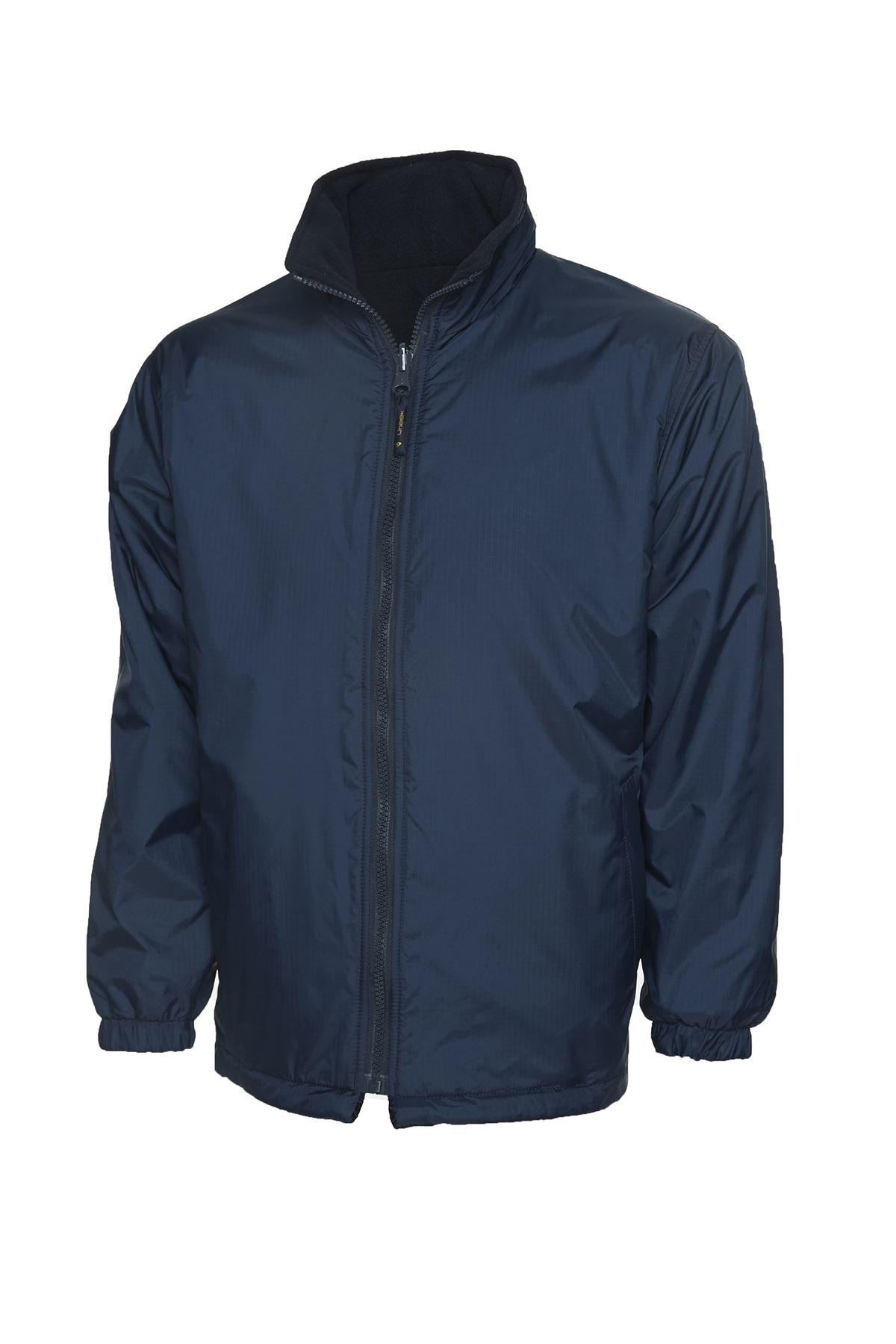 Uneek Kids Reversible Fleece Jacket, Navy, 3-4 Years