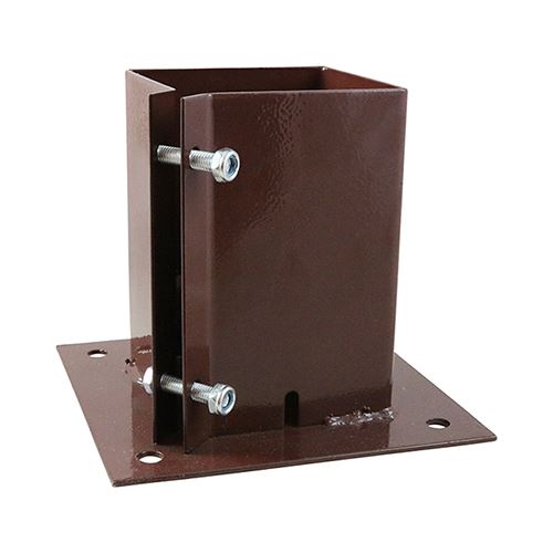 Timco Insteekpilaarschoen voor hekpalissen, Roodoxide, 150mm