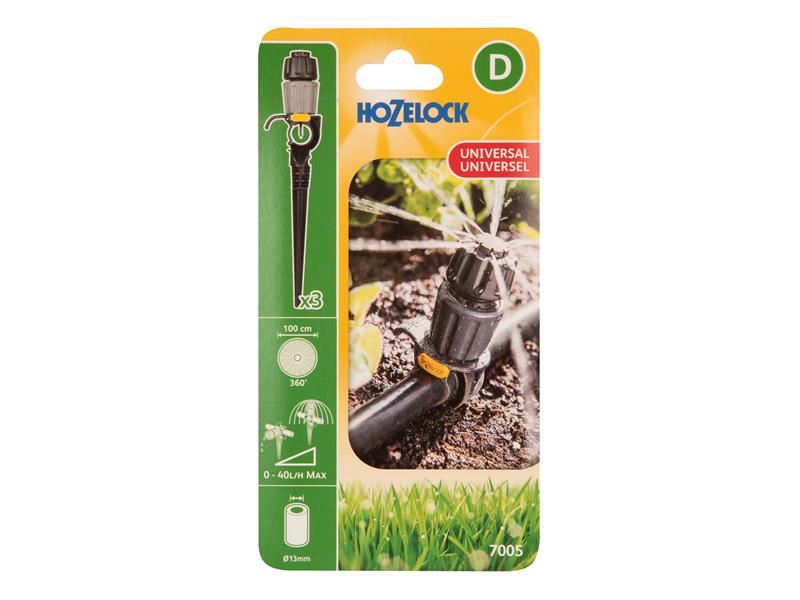 Hozelock 7005 Universele Druppelaar (Verpakking van 3)