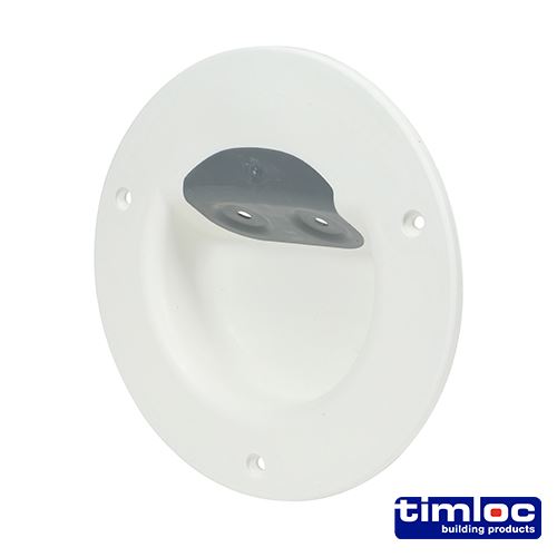 Timco Rad-Seal Radiator Pipe Guide & Seal, White, 140mm (10-Pack)