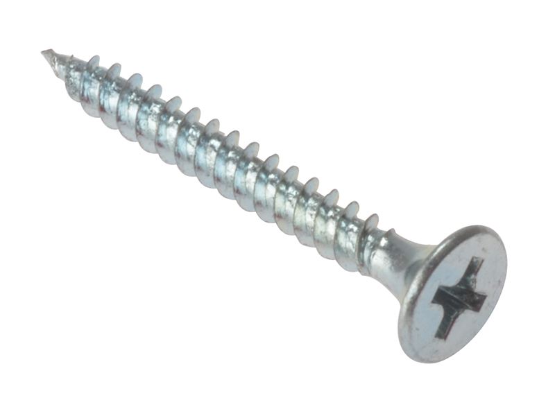 ForgeFix Tornillo para Placa de Yeso, Cabeza PH, 3.5x32mm, Zincado, Paquete de 
