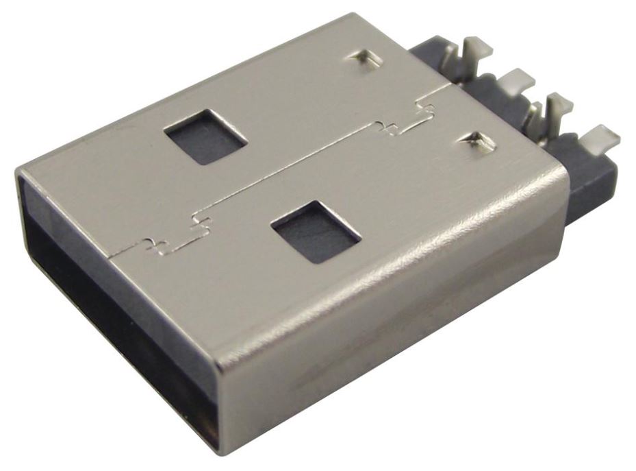MULTICOMP PRO Conector USB Tipo A en Ángulo Recto, Montaje Superficial (SMT)