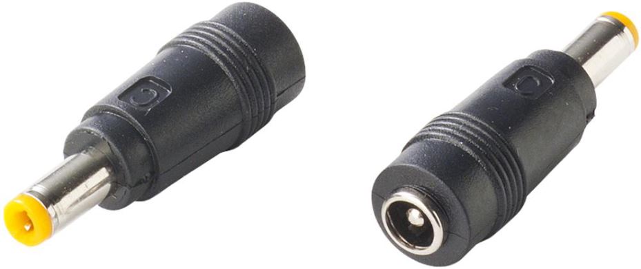 POWERPAX Adaptador DC, 2.1mm Fêmea para 2.5mm Macho, 5A 24V