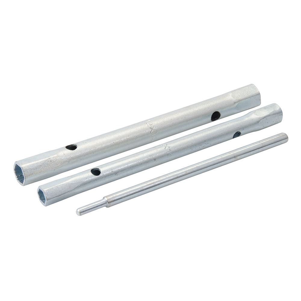 Juego de Llaves para Grifos Monomando Silverline, Acero Zincado, 9-13mm