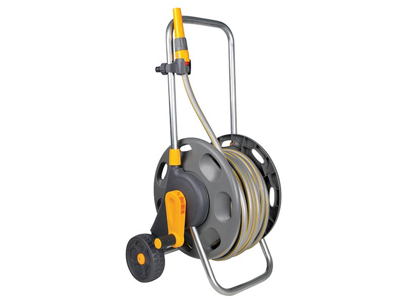 Hozelock 2435 Carrete de Manguera Portátil 60m con Manguera de 50mm