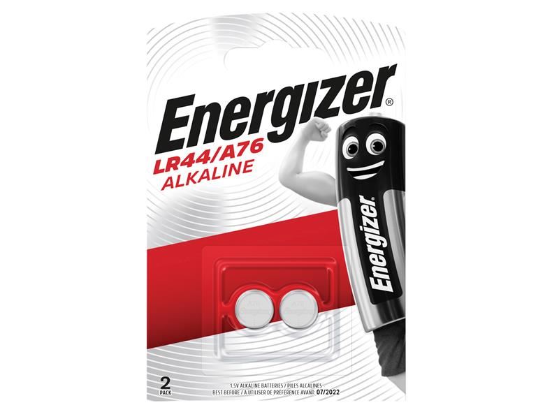 Energizer® - Pile bouton alcaline LR44 (Lot de 2)