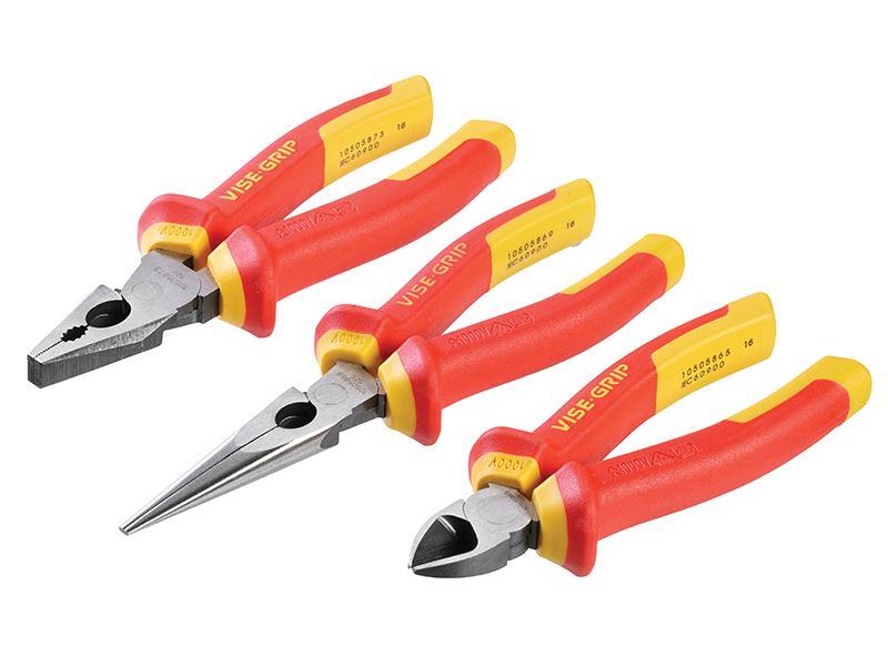 IRWIN Vise-Grip VDE 3-Piece Plier Set
