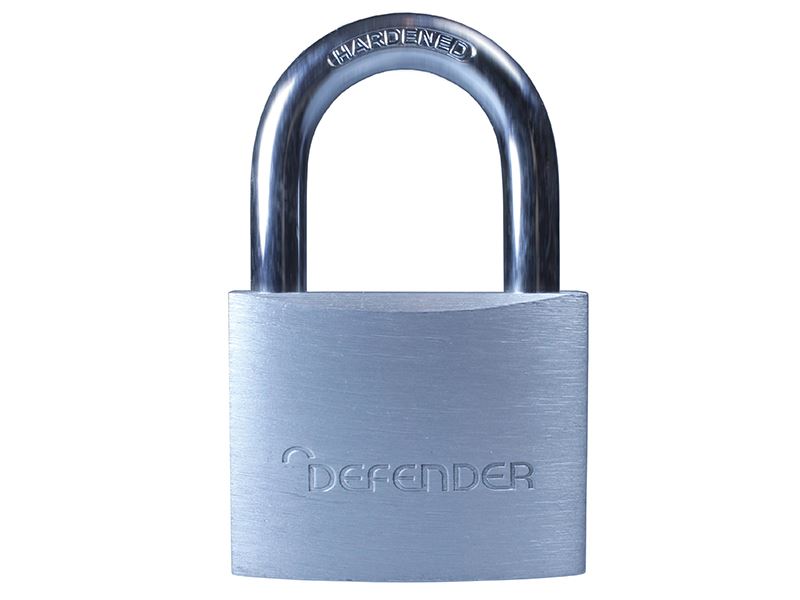 DEFENDER Aluminium Padlock, Keyed Alike, 50mm