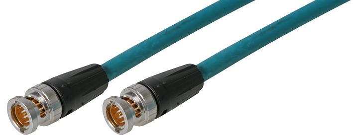 VDC HD-SDI BNC Male to Male Lead, 10m, Turquoise
