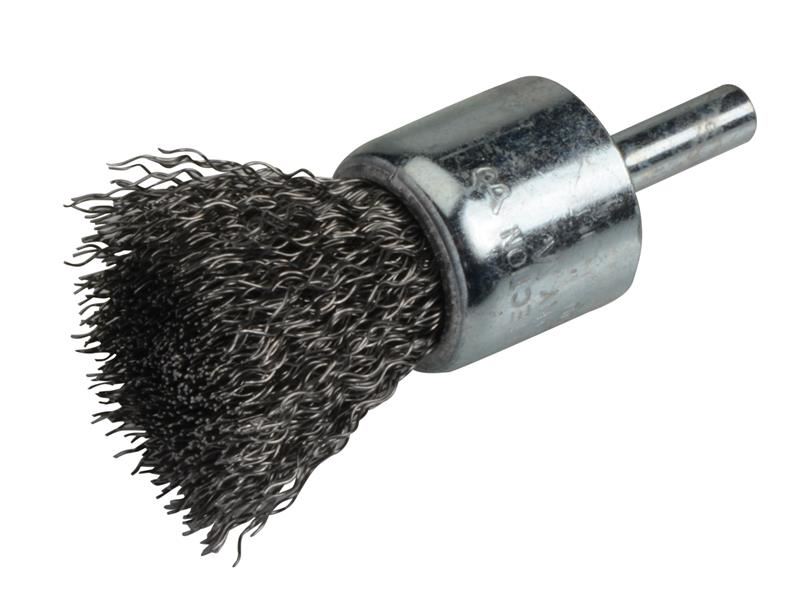 Lessmann Stalen Eindborstel 23mm met 6mm Schacht
