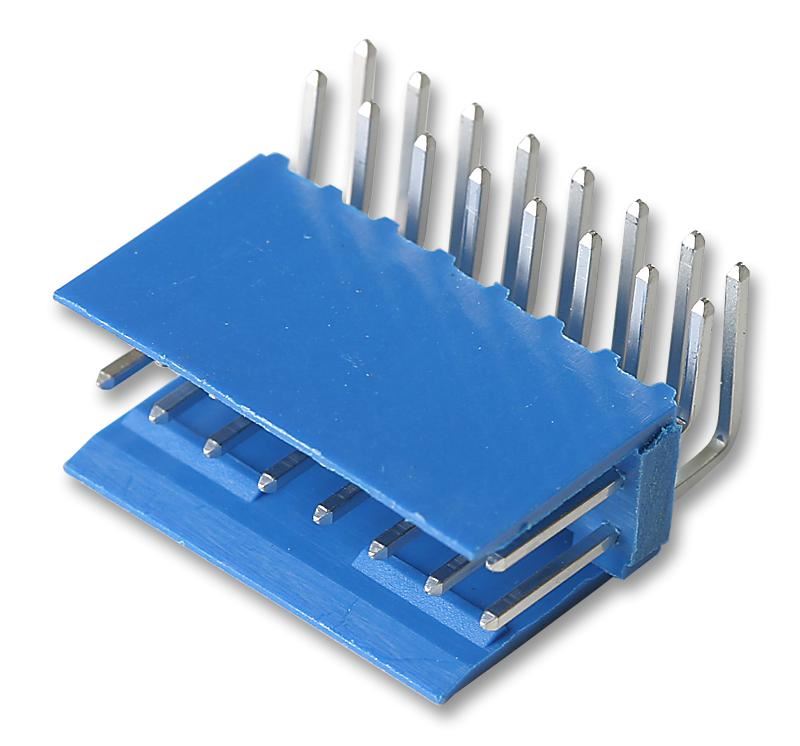AMP TE Connectivity 281742-8 Right Angle Header, 2.54mm, 16-Pin