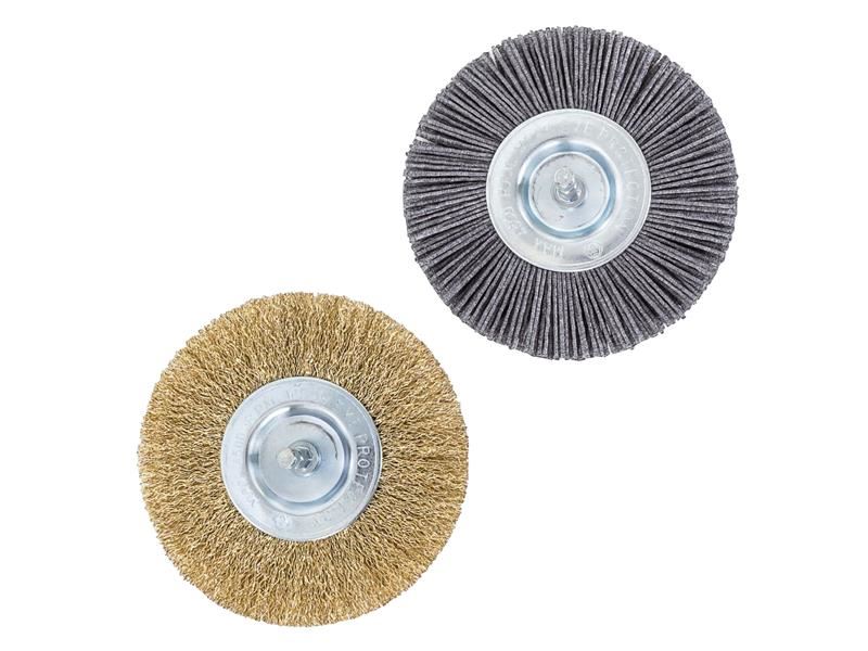 Batavia Set Spazzole per Diserbo - 2 Pezzi, Nylon e Metallo