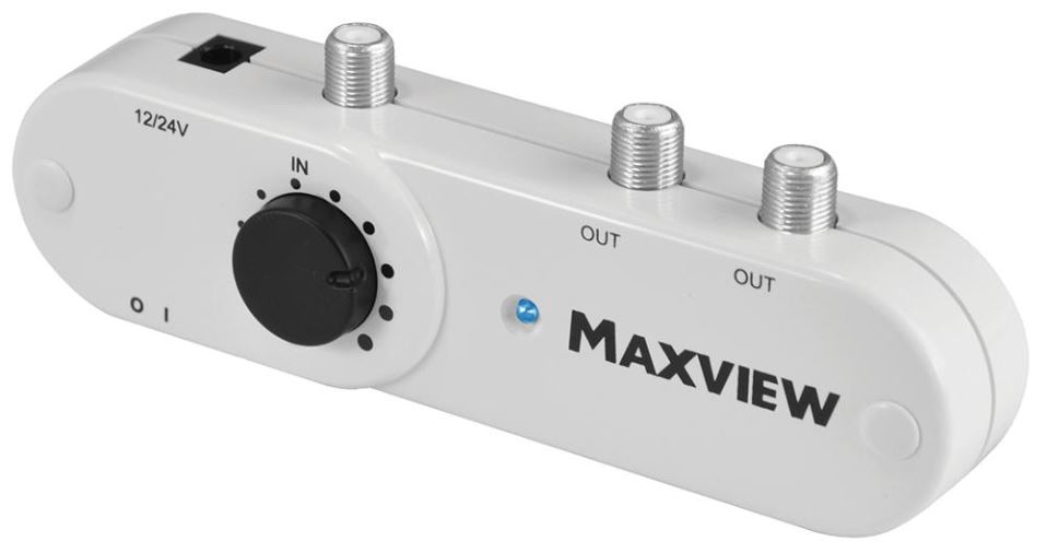 Amplificador de Sinal 12/24V com Ganho Ajustável MAXVIEW
